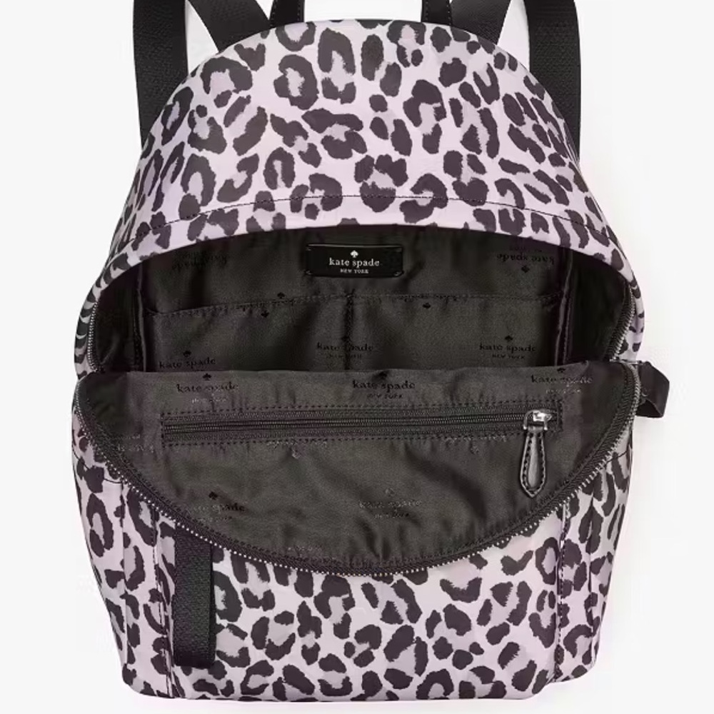 Kate Spade Chelsea Spotted Leopard Medium Backpack
Violet Mist
NWT - Picture 9 of 16
